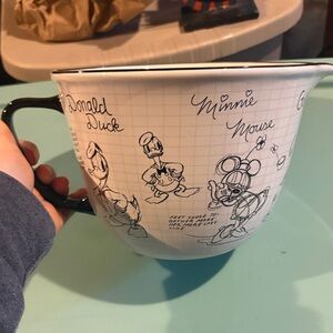 Large Disney Sketchbook Mixing Bowl